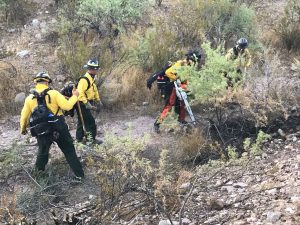 Delaware wildfire crew in Arizona